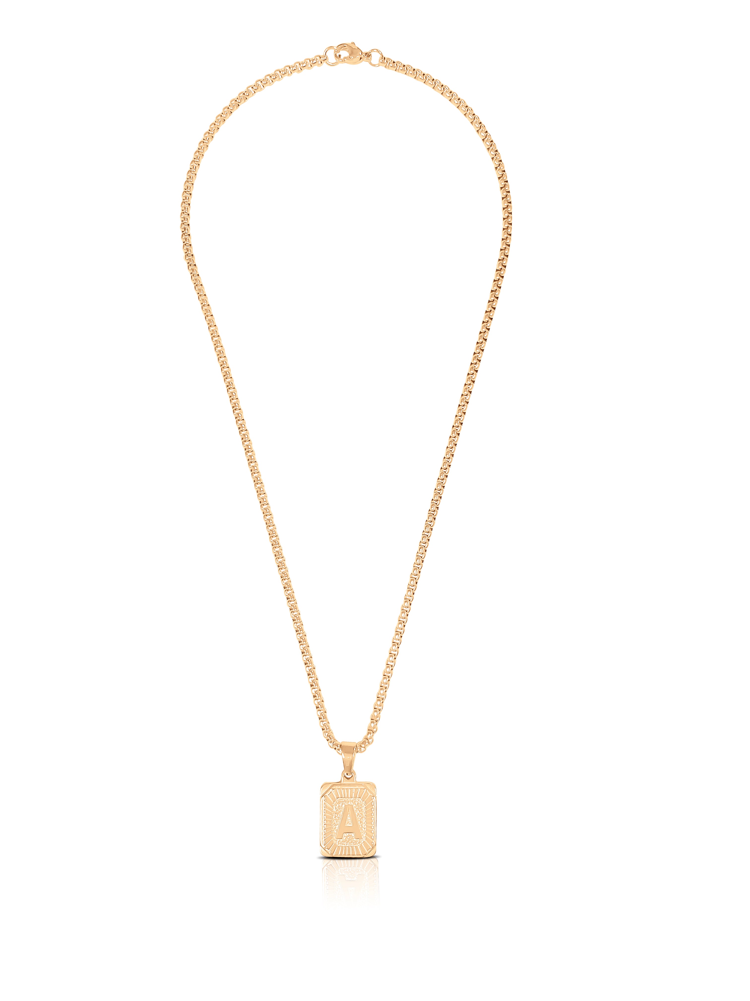 Scarlett Two Way Initial Plate Necklace